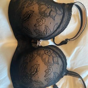 Cacique Modern lace balconnette bra 40d